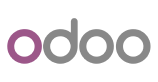 Odoo ERP logo with white background